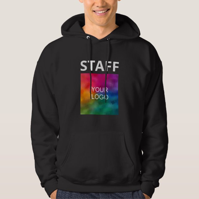 Add Your Company Logo Here Staff Crew Mens Hoodie (Front)