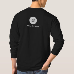 Add Your Company Logo Mens Personalised T-Shirt
