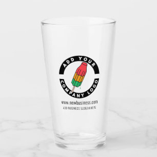 Add Your Company Logo Website Address Tagline Glass