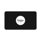 Add your custom logo circle professional black