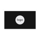 Add your custom logo circle professional black