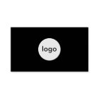 Add your custom logo circle professional black