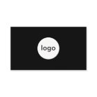 Add your custom logo circle professional black