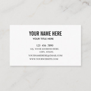 Add your custom logo circle professional white business card
