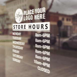 Add Your Custom Logo Store Hours Of Operation