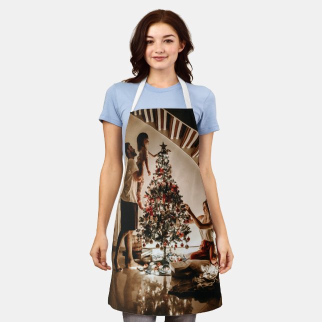 Add Your Custom Photo Apron (Worn)