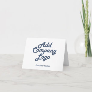 Add Your Custom Professional Photo or Company Logo Card
