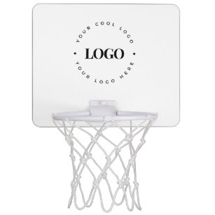 Add Your Custom Round Business Logo Company Mini Basketball Hoop