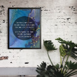 Add Your Custom Text Organic Abstract Alcohol Ink Poster<br><div class="desc">This flexible design features a template field meant for your own custom text. Use this space to add your favourite quote or sentiment. Maybe it's funny. Perhaps you need a poster that motivates you. It could feature your favourite poem, scripture or sacred text, song lyrics or phrase, or commemorate a...</div>