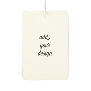 add your design car air freshener