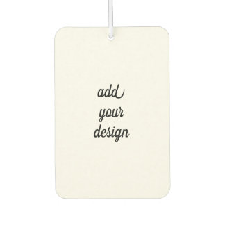 add your design car air freshener