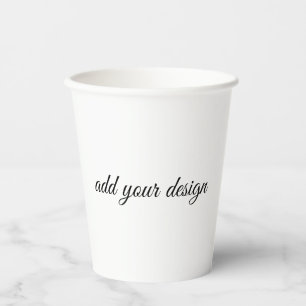 add your design paper cups