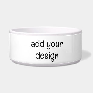 add your design pet bowl