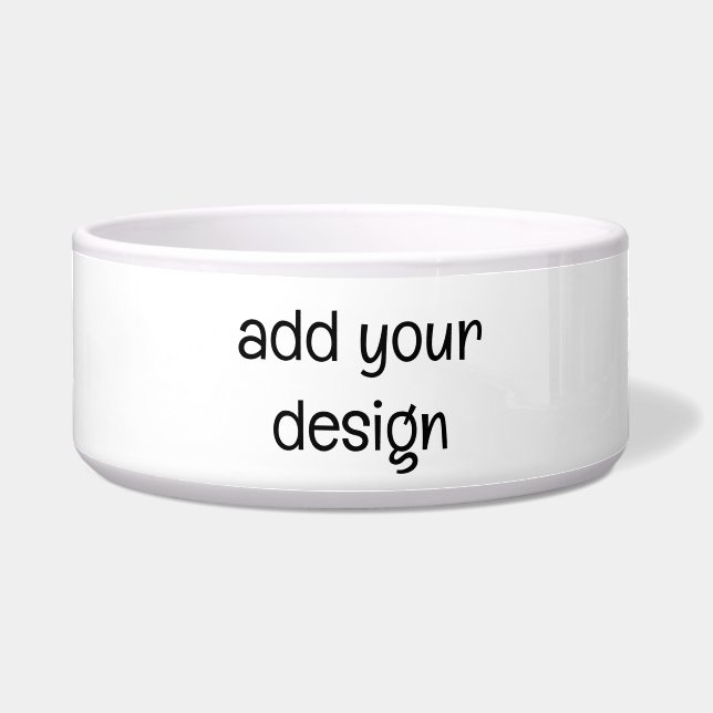 add your design pet bowl (Front)