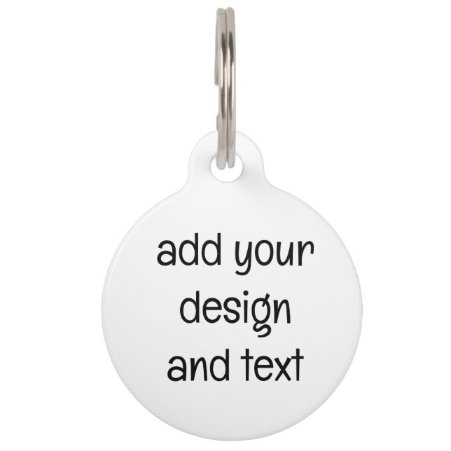 add your design pet tag (Front)
