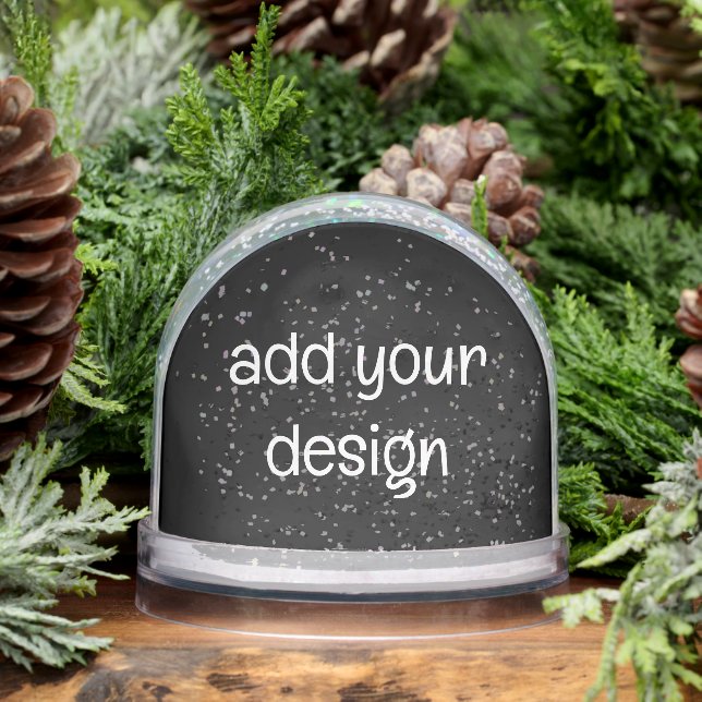 add your design snowglobe (Winter)