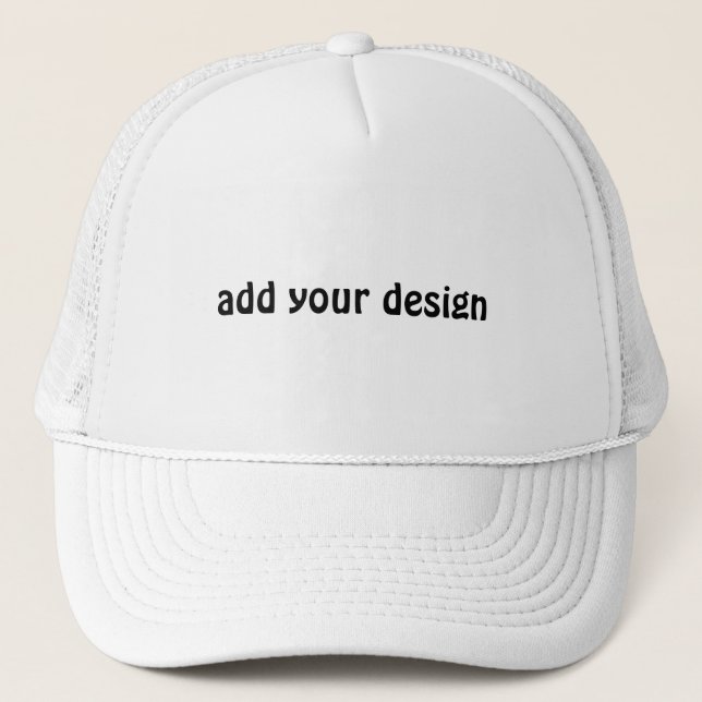add your design trucker hat (Front)