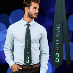 Add your Dj name outfit deejay Neck Tie