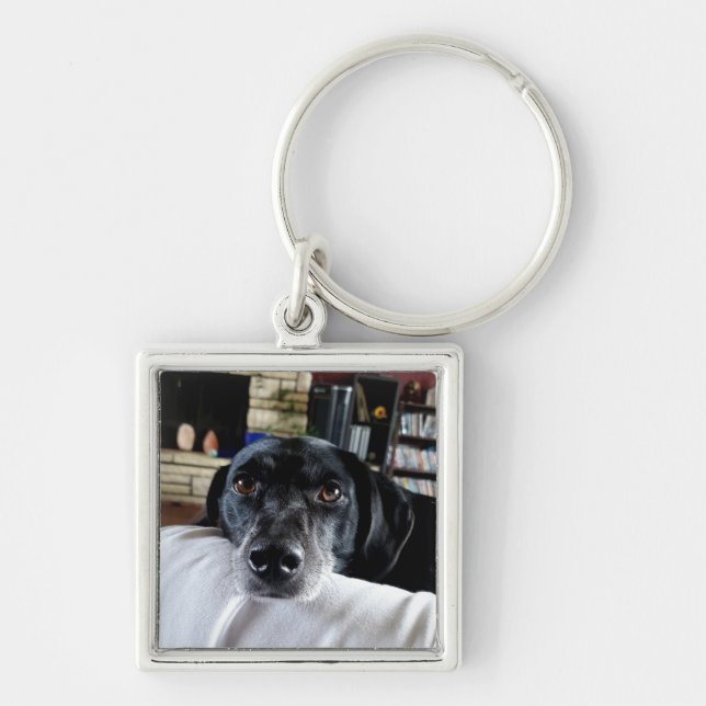 Add your Dog Photo to this  Key Ring (Front)