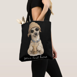 Add Your Dog's Name & Photo Tote Bag