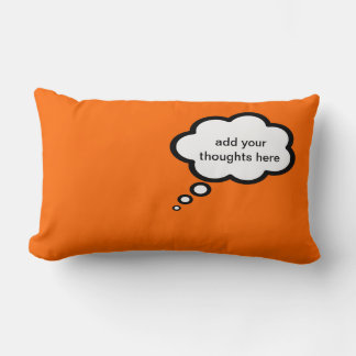 add your dreams cartoon bubble lumbar cushion