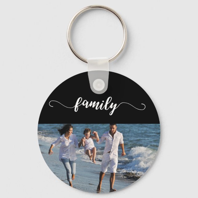 Add Your Family Photo Key Ring (Front)
