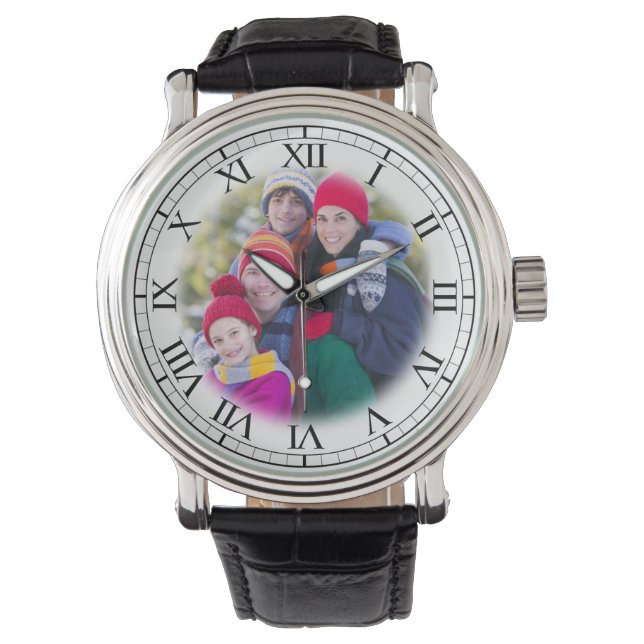 Add Your Family Portrait Fun Personalised Watch (Front)