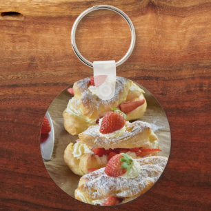 Add your favourite dessert photo key ring