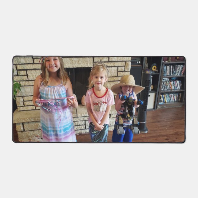 Add Your Favourite Family Photo to this  Desk Mat (Front)