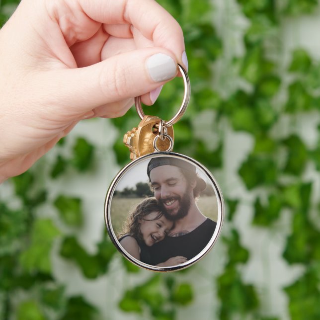 Add your Favourite Photo to this Father's Day Key Ring (Hand)