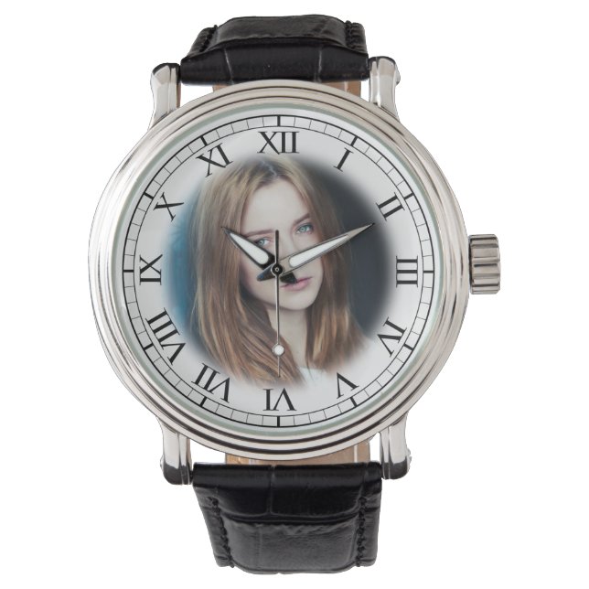 Add Your Girlfriend's Photo to Your Wrist Watch (Front)