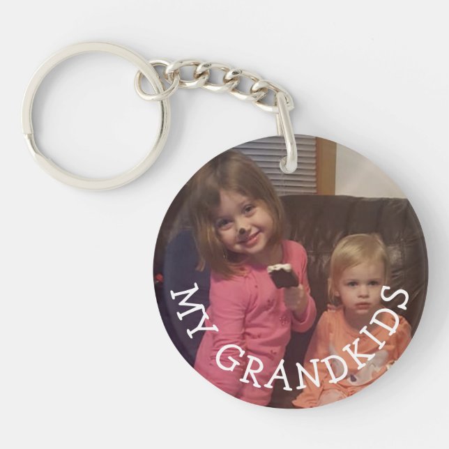 Add your Grandkids picture to this Key Chain (Front)
