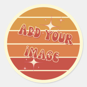 Add Your Image Classic Round Stickers