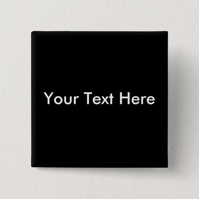 Add  Your Image Or Text Here 15 Cm Square Badge (Front)