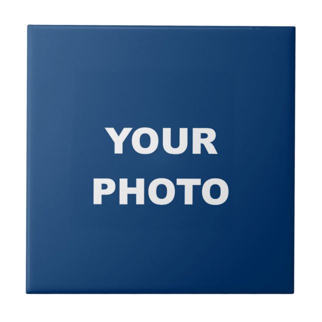 Add Your Image Photo Logo Ceramic Tile (Front)