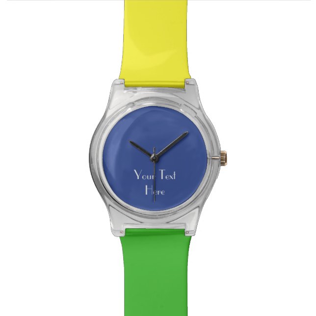 Add Your Image, Your Text, Custom Watch FUN (Close Up)