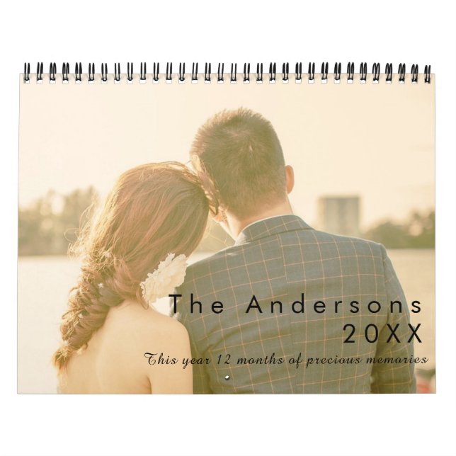 Add Your Images 12 months of precious memories Calendar (Cover)