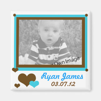 Add Your Information, Hearts and Blue Magnet