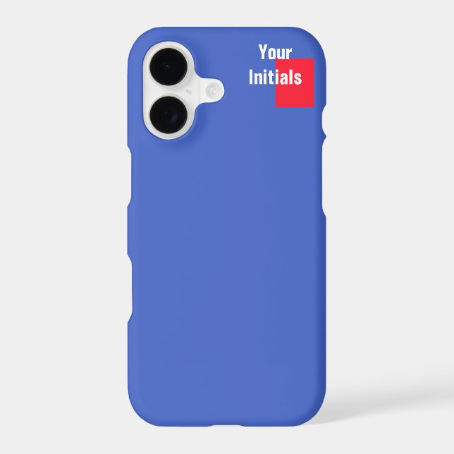 Add Your Initial Royal Blue   (Back)