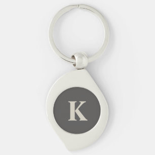 Add your initial to get stylish key ring
