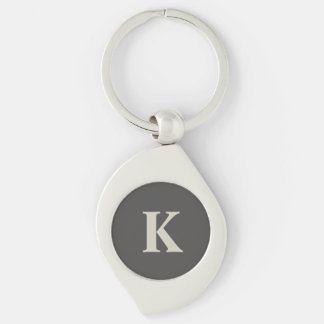 Add your initial to get stylish key ring