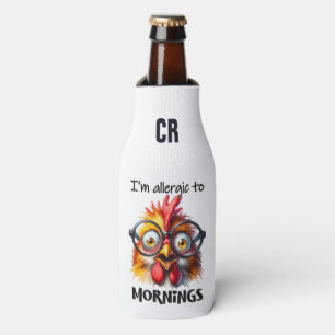 Add your initials/ Add Text on back Bottle Cooler