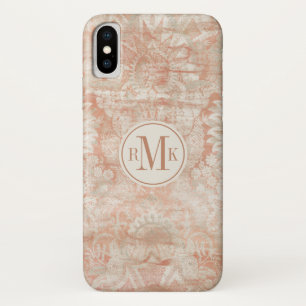 Add Your Initials   Garnet Weft iPhone X Case