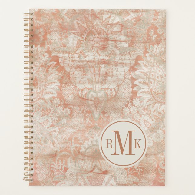Add Your Initials | Garnet Weft Planner (Front)