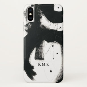 Add Your Initials   Onyx Gesture iPhone X Case