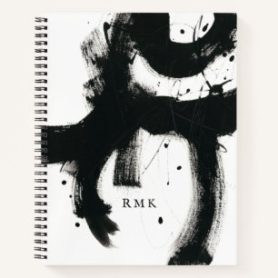 Add Your Initials Onyx Gesture Notebook