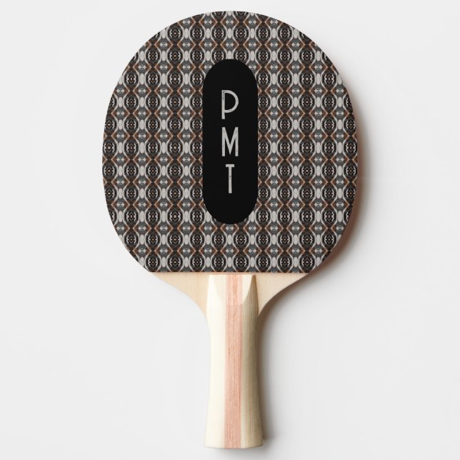 Add Your Initials Personalised Ping Pong Paddle (Front)