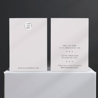 Add your logo All-in-one Jewellery Display Card