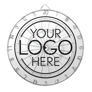 Add Your Logo Business Corporate Modern Minimalist Dartboard