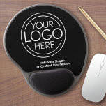 Add Your Logo Business Corporate Modern Minimalist Gel Mouse Pad<br><div class="desc">Perfect for an office giveaway or presentation, these logo maousepads are simple in design. You can change the background colour to match the colour that coordinates with your company logo. The extra lines of type can be used for company contact information or for a place to add a special occasion...</div>
